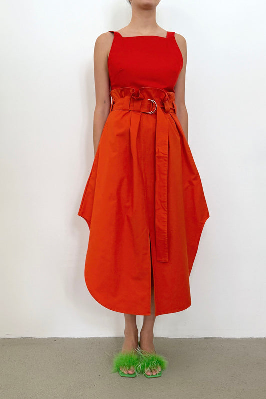 Buckle Skirt SHORE / coral