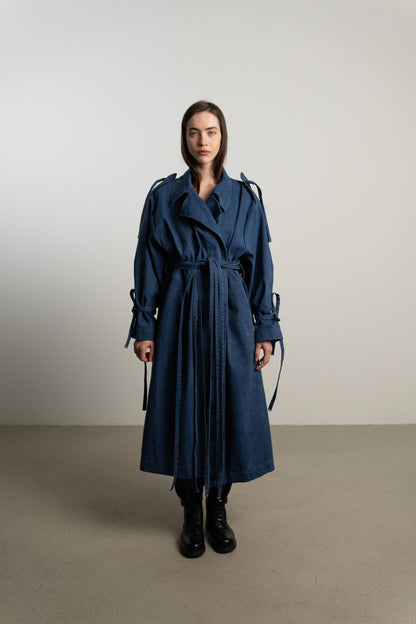 Strappy Trench PERL / rainshower