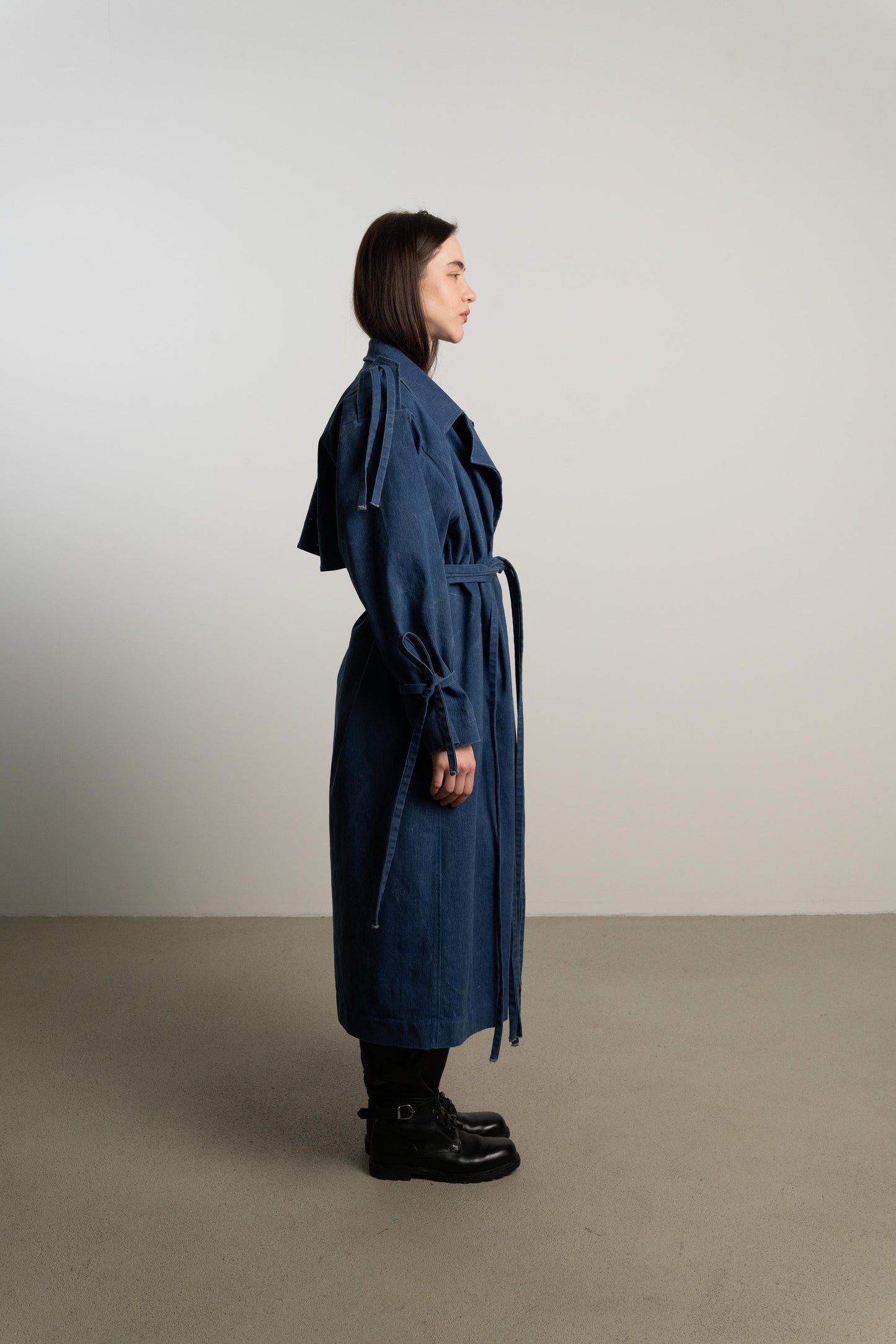 Strappy Trench PERL / rainshower