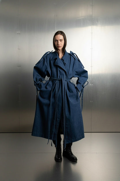 ADVENT SALE 6.12. / Strappy Trench PERL / rainshower