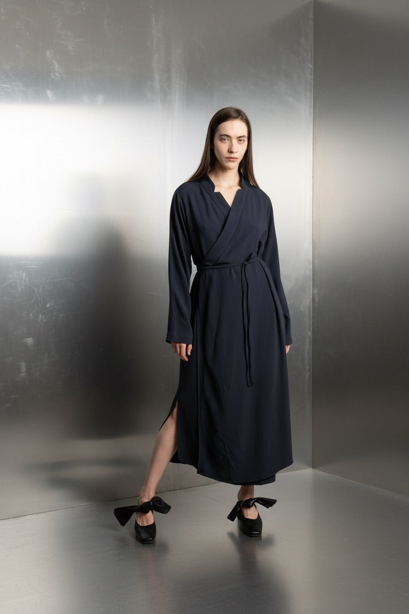 ADVENT SALE 17.12. / Wrap Dress TARA / fluid night