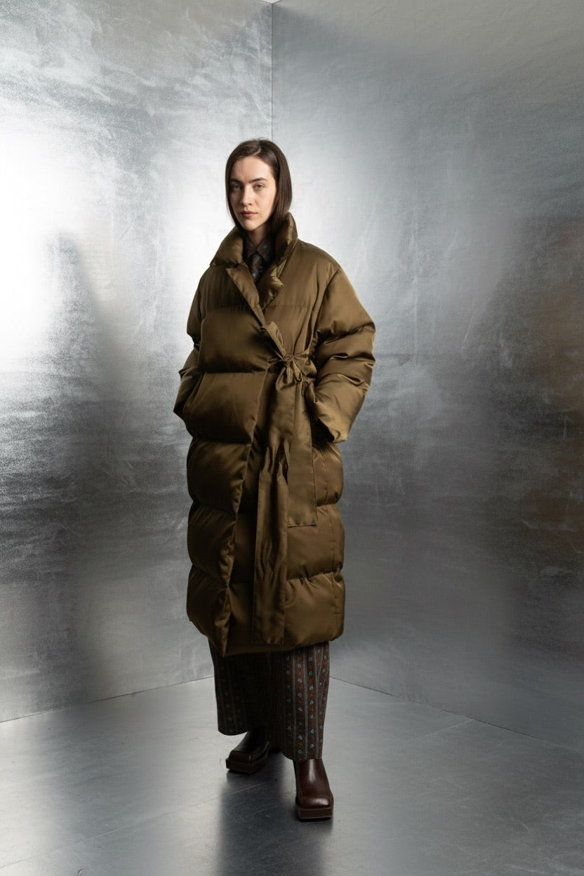 ADVENT SALE 1.12. / Puffer Coat BAGGA / cactus