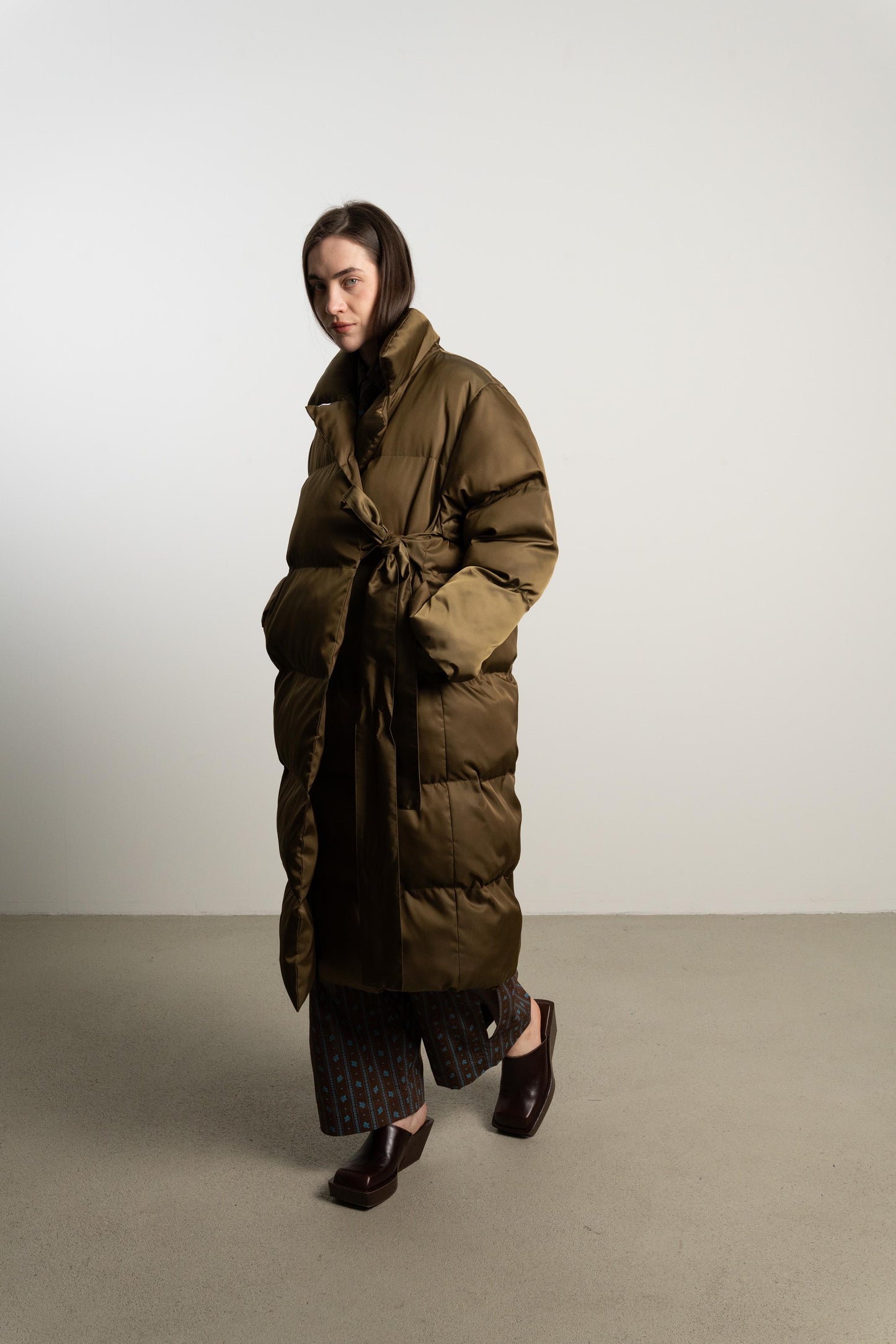 ADVENT SALE 1.12. / Puffer Coat BAGGA / cactus