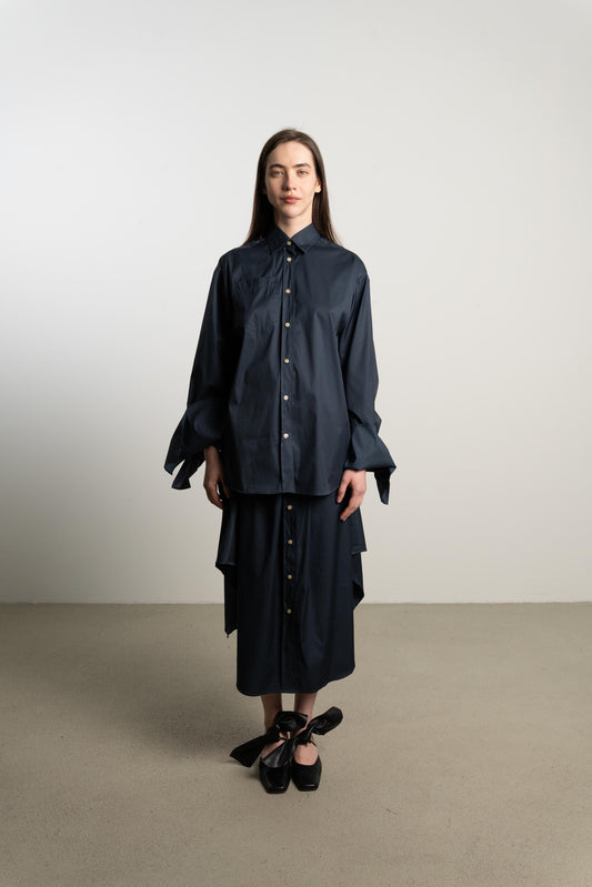 Bow Sleeve Shirt DAWN / evening