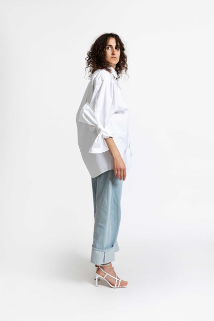 Bow Sleeve Shirt DAWN / paper