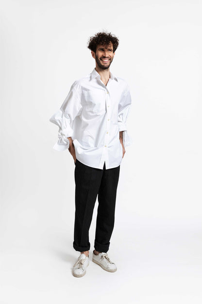 Bow Sleeve Shirt DAWN / paper