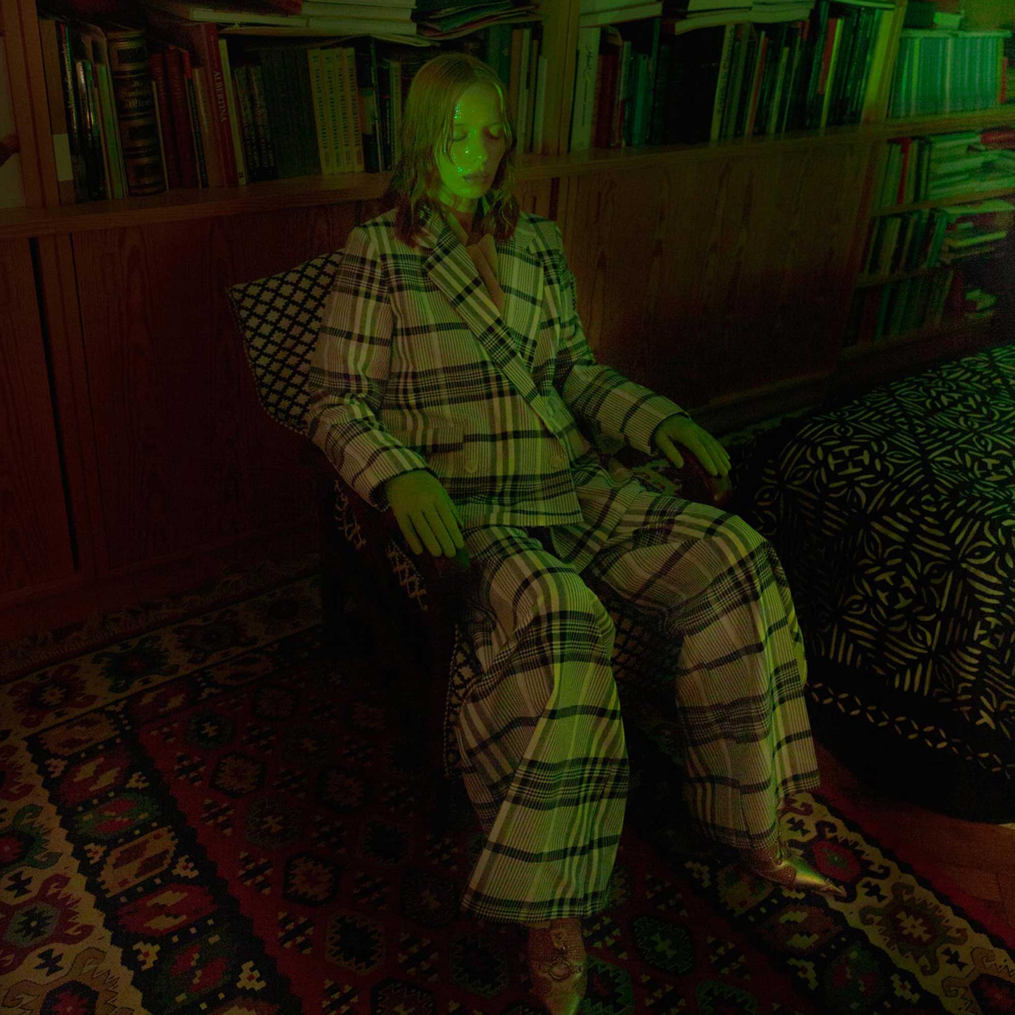 Suit Jacket / blue towel check