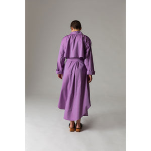 Trench Dress RAIN / purple rain