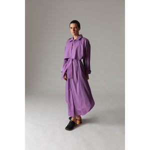 Trench Dress RAIN / purple rain