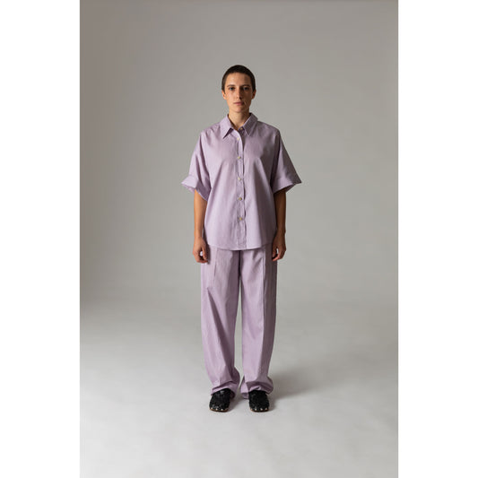 Track Suit Pants TRACKS / lavender vichy