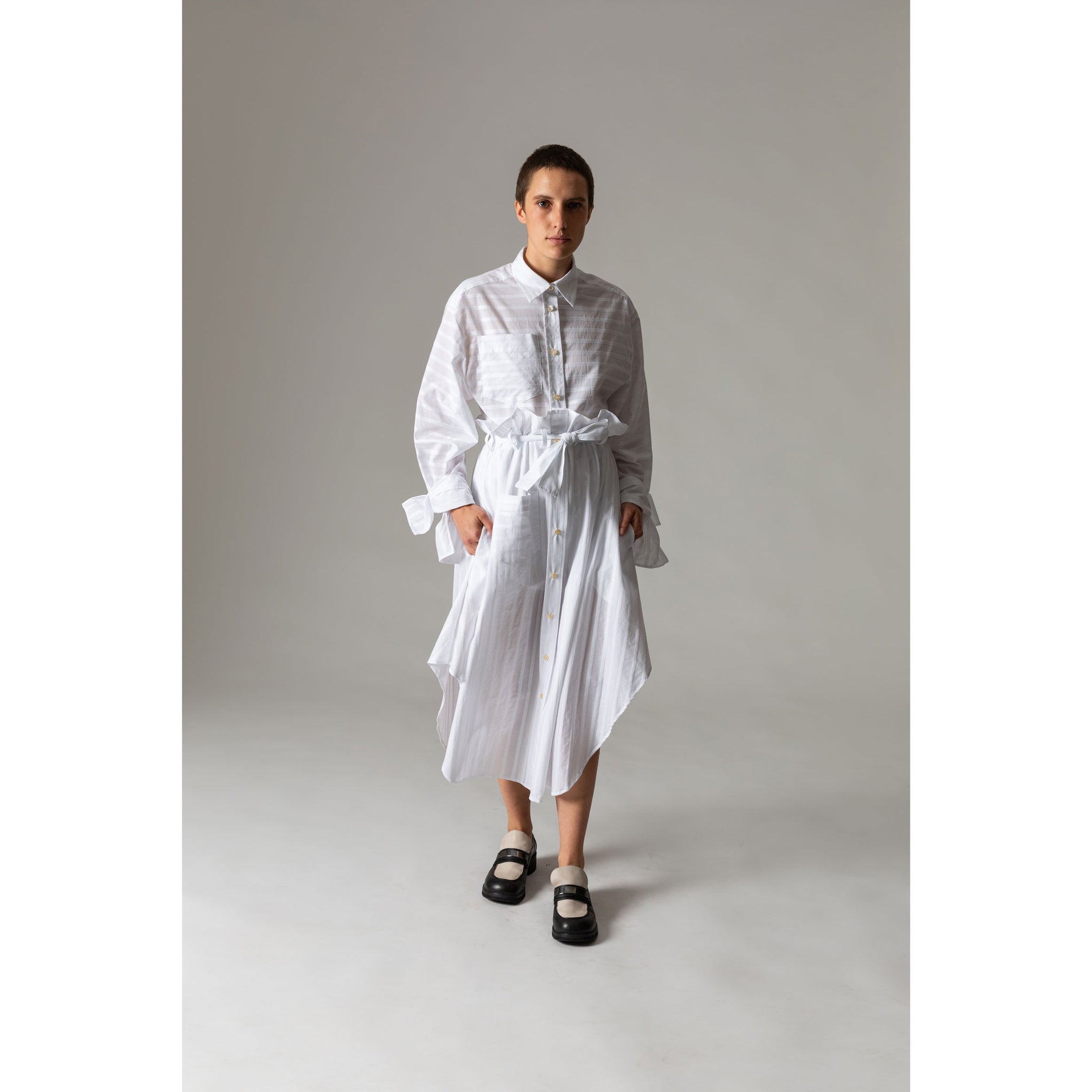Shirt Skirt TENET / white rays