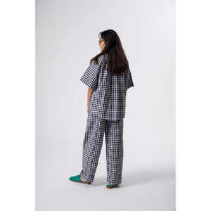 Track Suit Pants / vichy bardot black