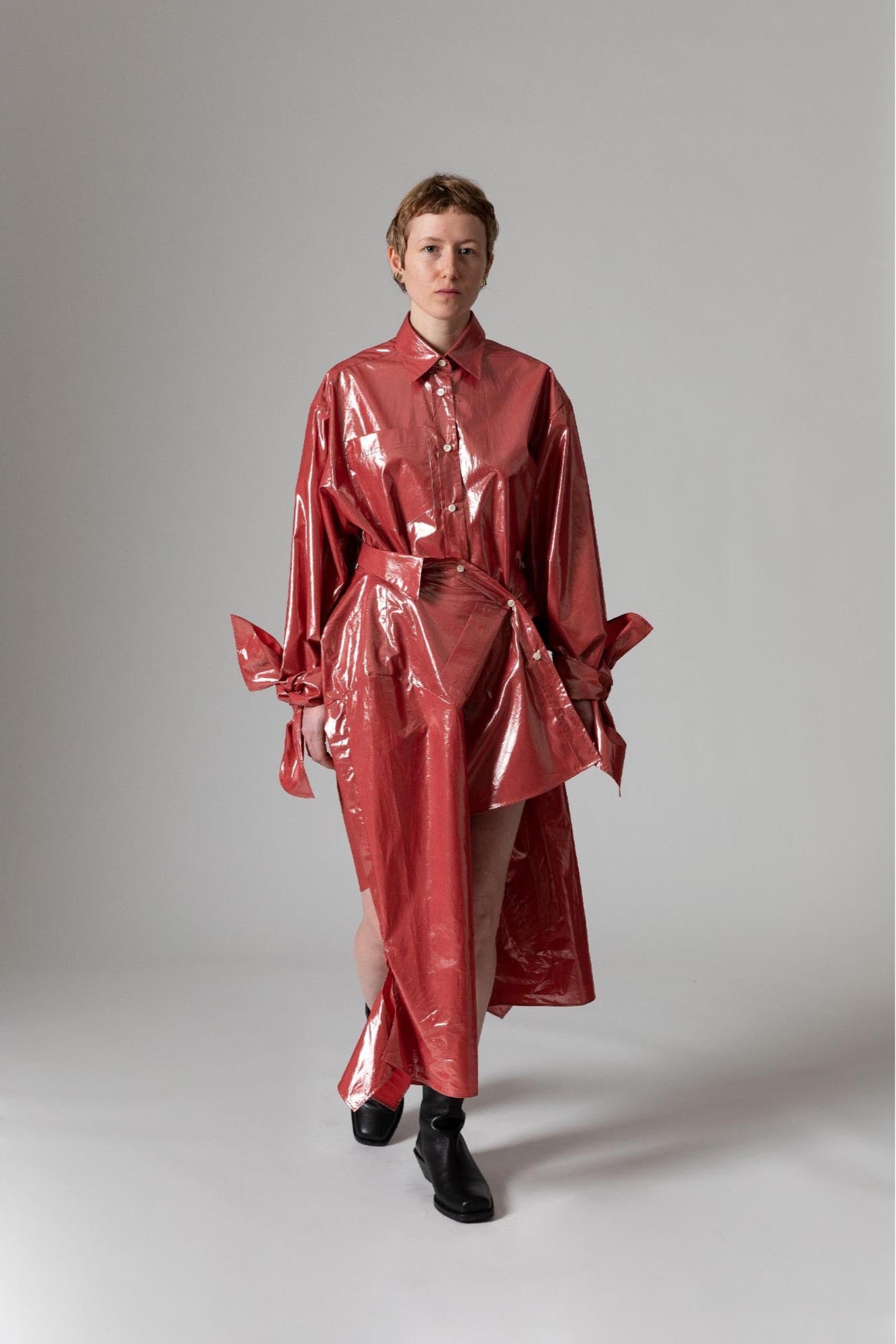 Bluse Baumwolle pink rot unisex faire Produktion 