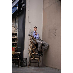 Suit Pants Straight / library check