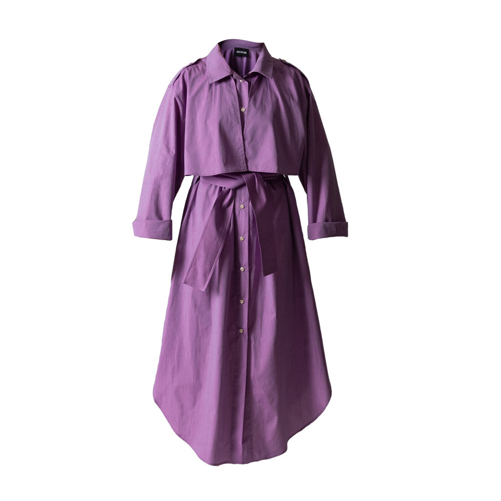 Trench Dress RAIN / purple rain